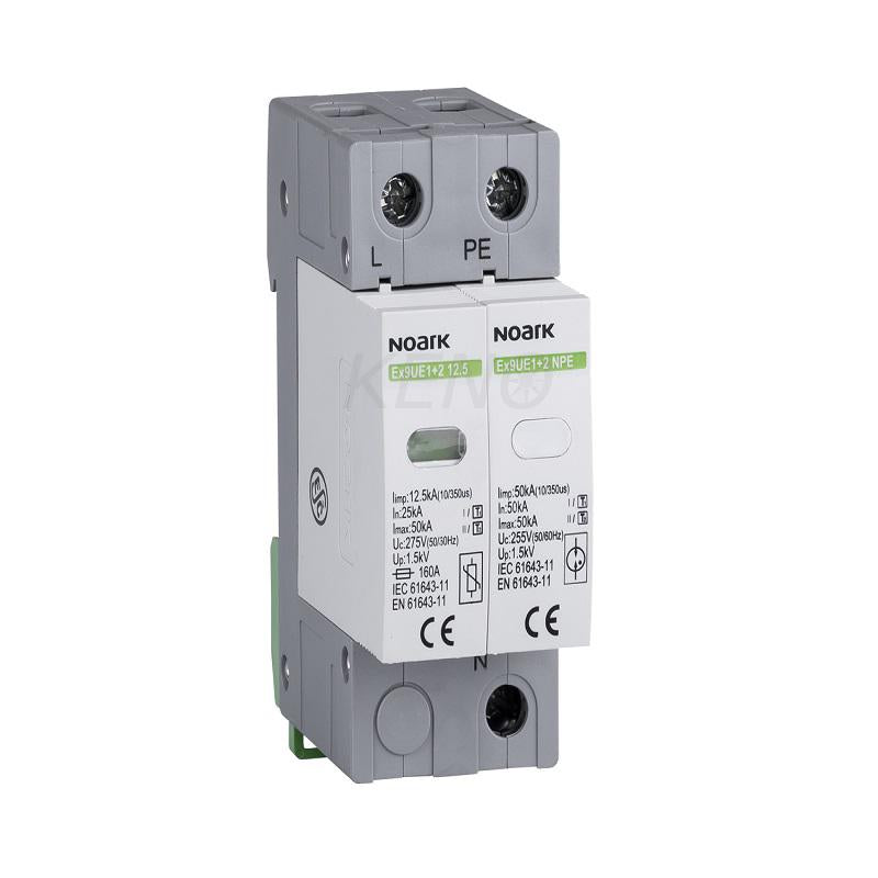 Scaricatore di Sovratensione Noark 103334 Tipo 1+2 275 V 12,5 kA 1P+N