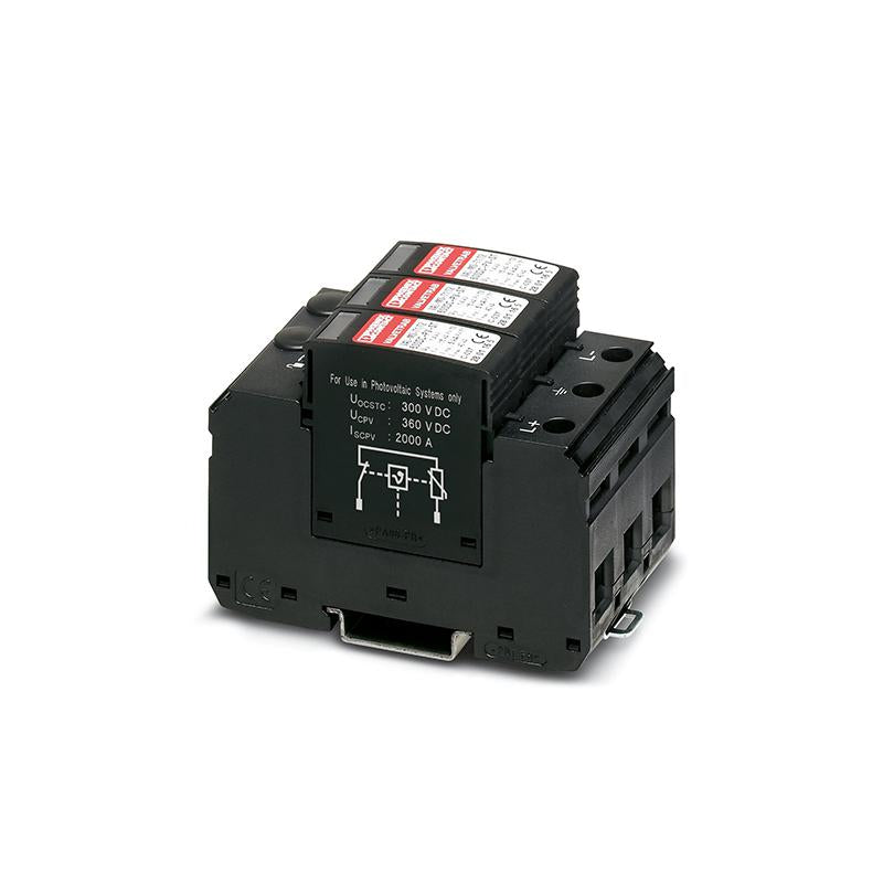Scaricatore di Sovratensione CC Tipo 2 Phoenix Contact 2800642 VAL-MS 600DC-PV/2+V