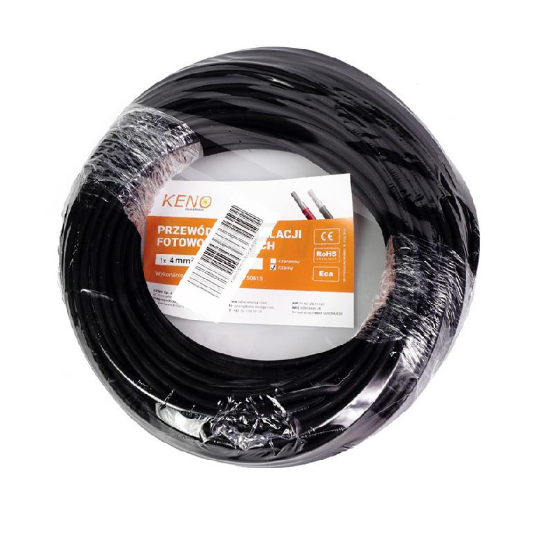 Cavo Solare 4 mm² Nero Matassa da 50 m