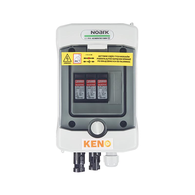 Quadro di Campo CC 1000 V con SPD Tipo 1+2 per 1 Stringa e 1 MPPT