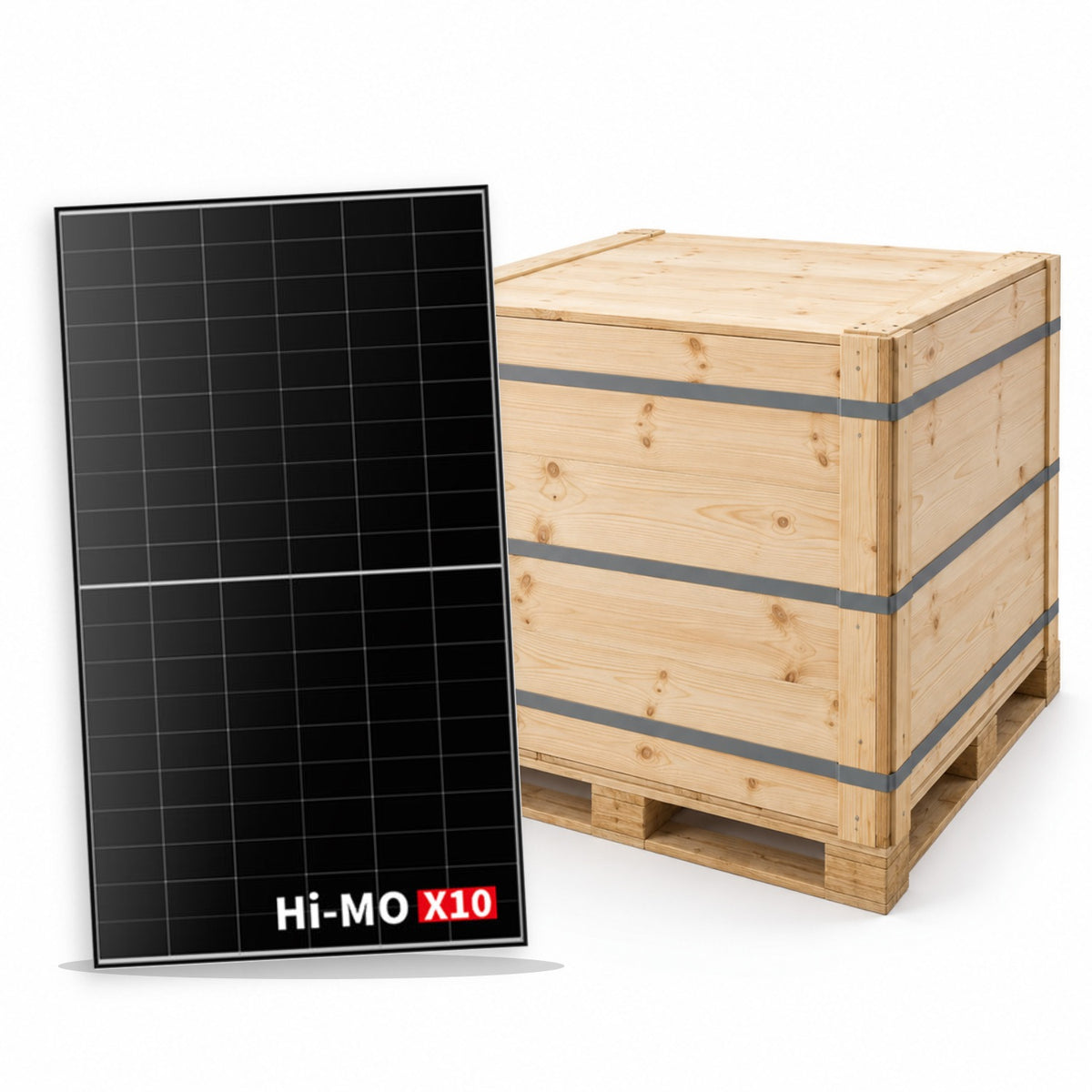 Bancale da 36 moduli fotovoltaici LONGi Hi-MO X10 530 W bifacciali