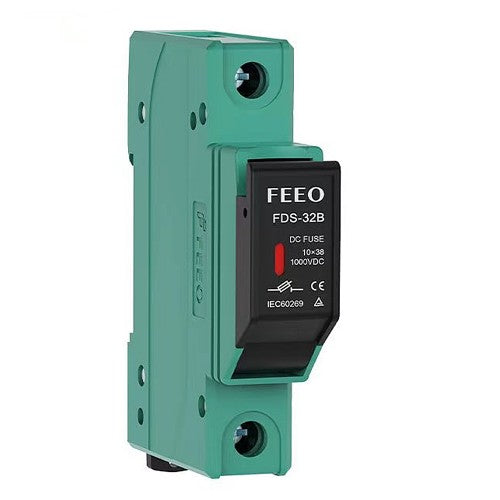 Base portafusibile con LED per fusibili a pila 10x38 max 32A (fusibile non incluso)