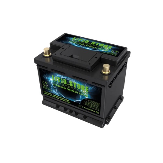 Batteria LiFePO4 12V 18Ah CCA 600A Avviamento litio-ferro-fosfato Pb-45Ah BMS attivo 230Wh 15.6V -20°C Serie Starter