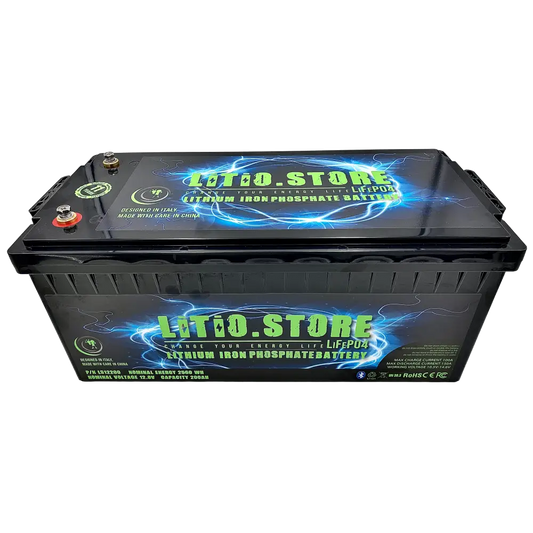 Batteria LiFePO4 12V 200Ah litio-ferro-fosfato 200A BMS 2560Wh Serie Classic 11477 - LiFePO4 Battery