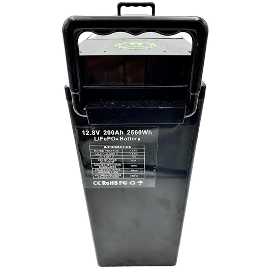 Batteria LiFePO4 12V 200Ah Litio Store LFP 100A BMS Ultraslim 2560Wh 11511 - LiFePO4 Battery