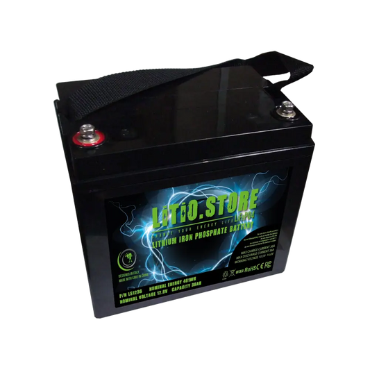 Batteria LiFePO4 12V 36Ah litio-ferro-fosfato 40A BMS 461Wh - LiFePO4 Battery