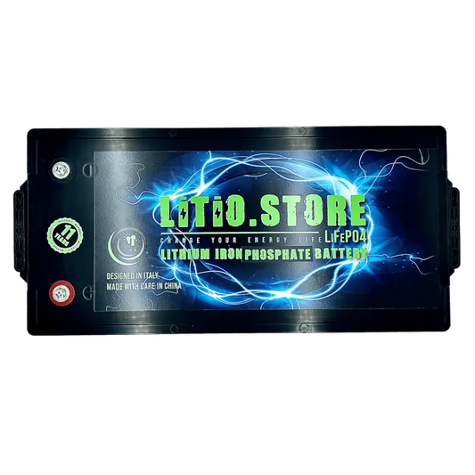 Batteria LiFePO4 36V 100Ah Bluetooth Litio Store LFP 150A BMS 3840Wh 11491 - LiFePO4 Battery