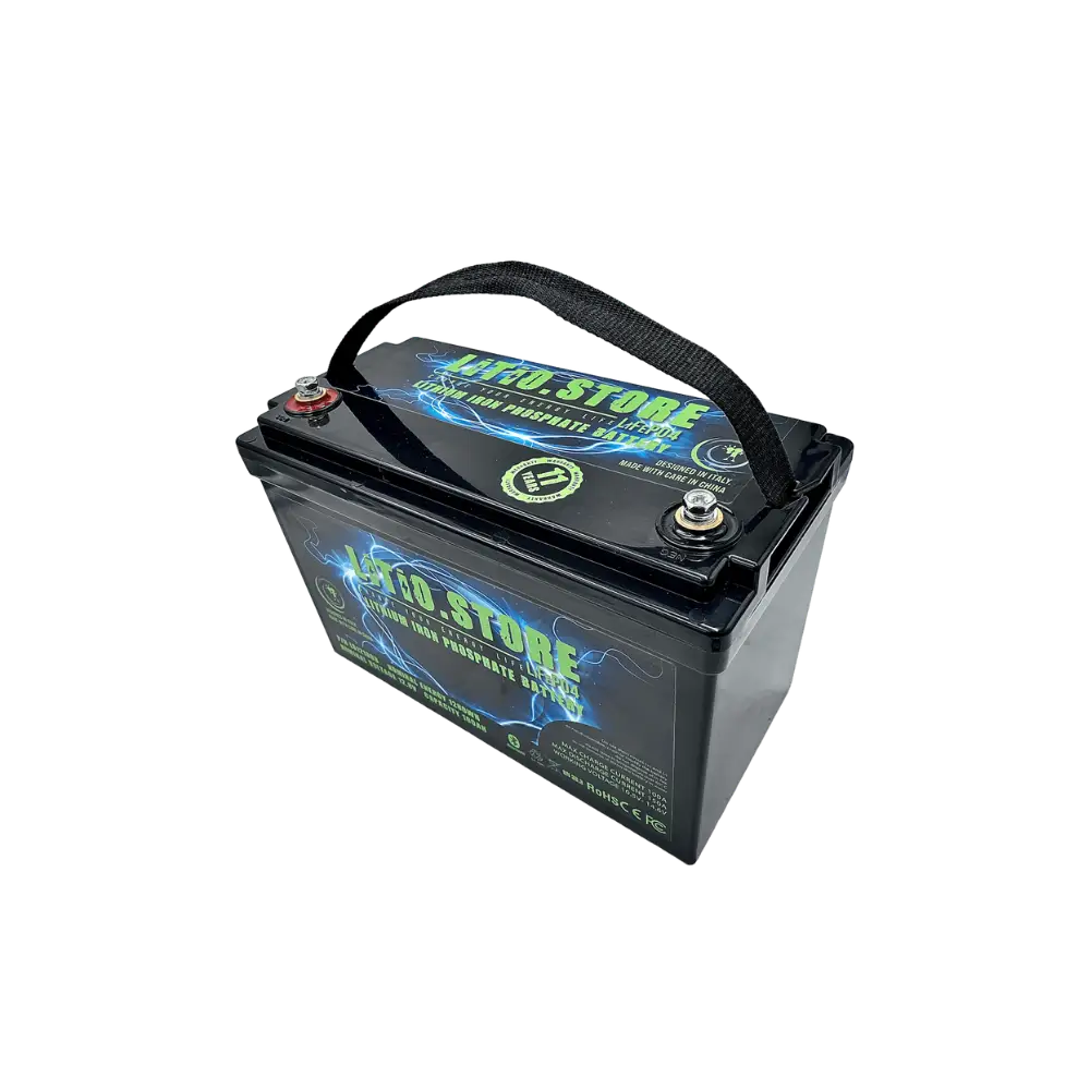 Batteria LiFePO4 36V 50Ah Litio Store LFP 100A BMS 1920Wh 11480 - LiFePO4 Battery