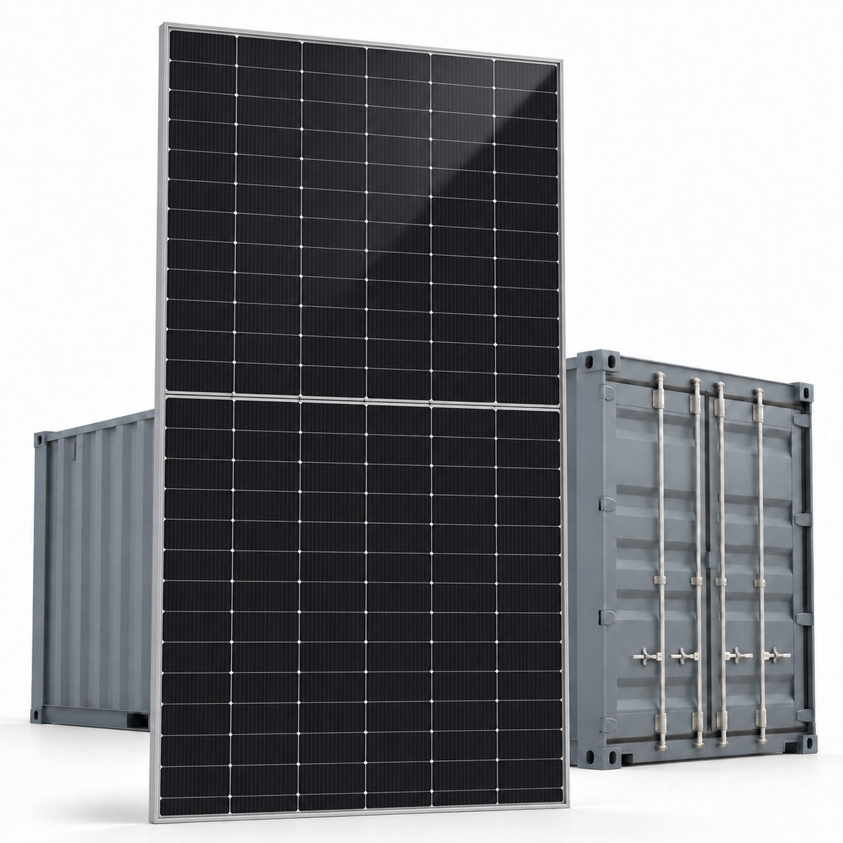 Container da 450 kWp — 720 moduli fotovoltaici TW Solar TWMNH-66HD625W 625 W bifacciali