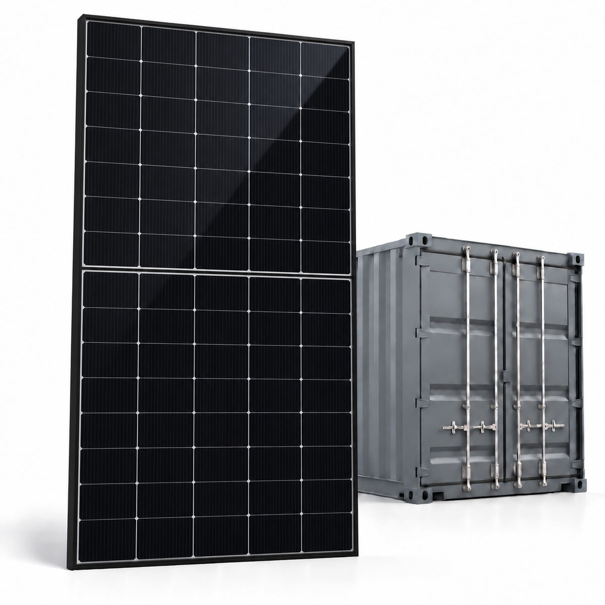 Container da 440,6 kWp — 864 moduli fotovoltaici TW Solar TWMNH-54HD510W 510 W bifacciali