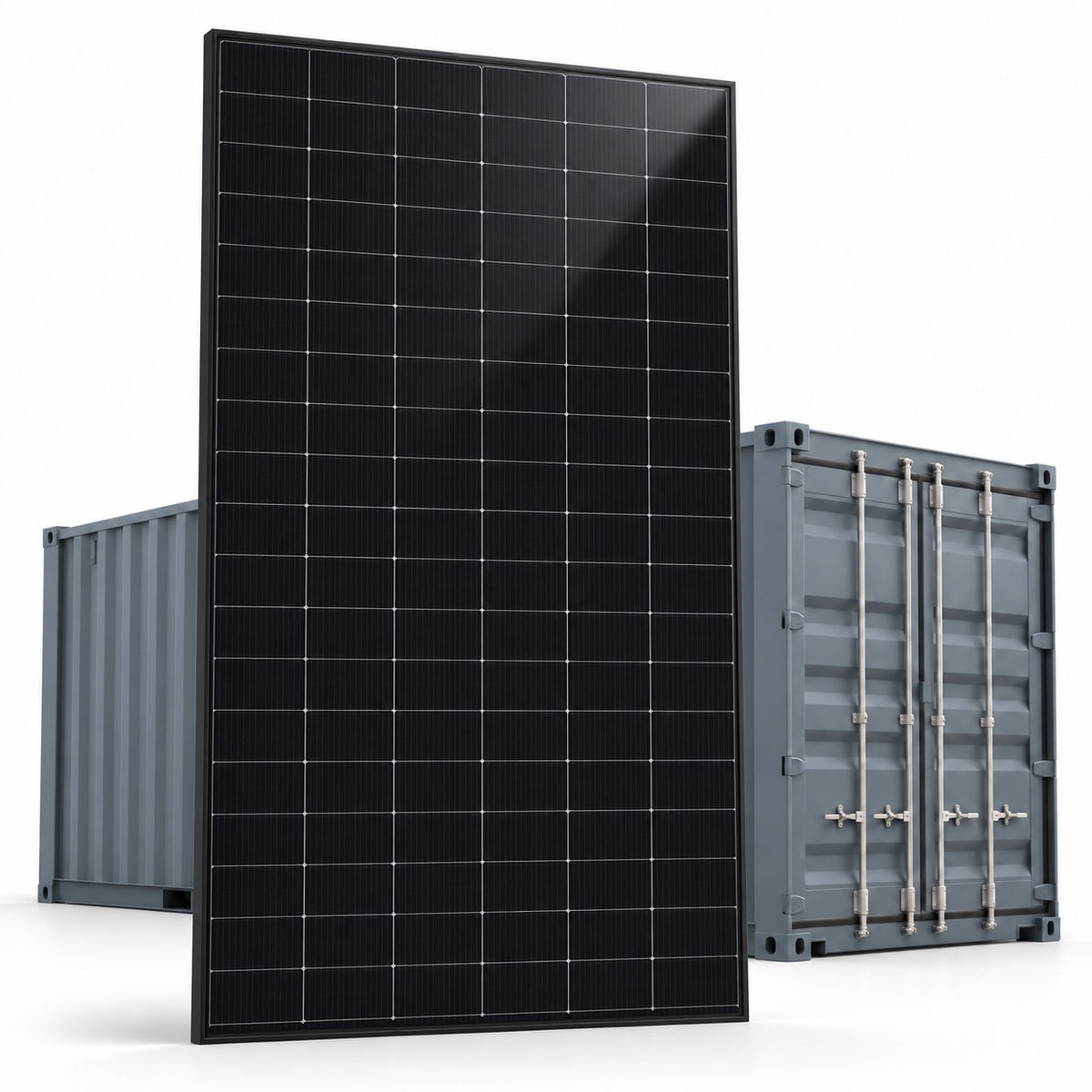 Container da 430,6 kWp — 936 moduli fotovoltaici HD Hyundai HiT-H460LE 460 W monofacciali