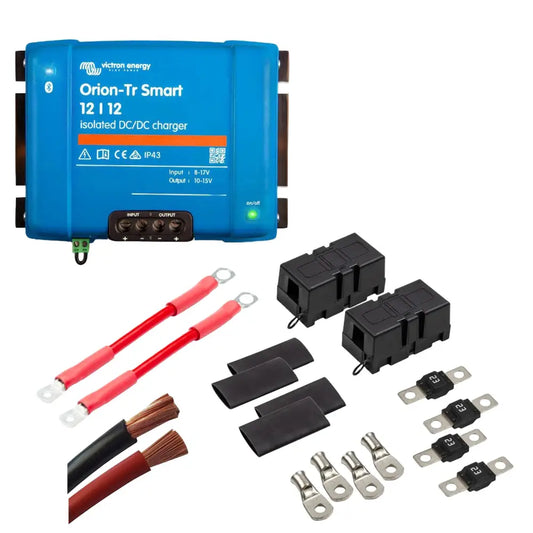 Kit completo DC-DC 12V/12V-18A - Victron Orion Ricarica da alternatore