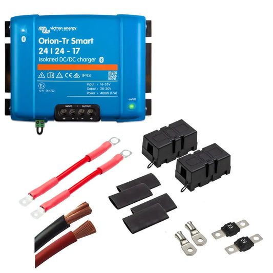 Kit completo DC-DC 24V/24V-17A - Victron Orion Ricarica da alternatore