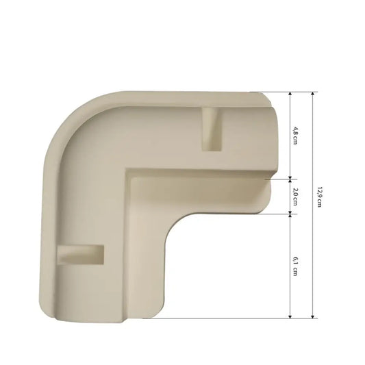 Kit fissaggio su camper furgoni barche Pannelli Solari per 1 modulo fotovoltaico 4 supporti angolari + 2 laterali
