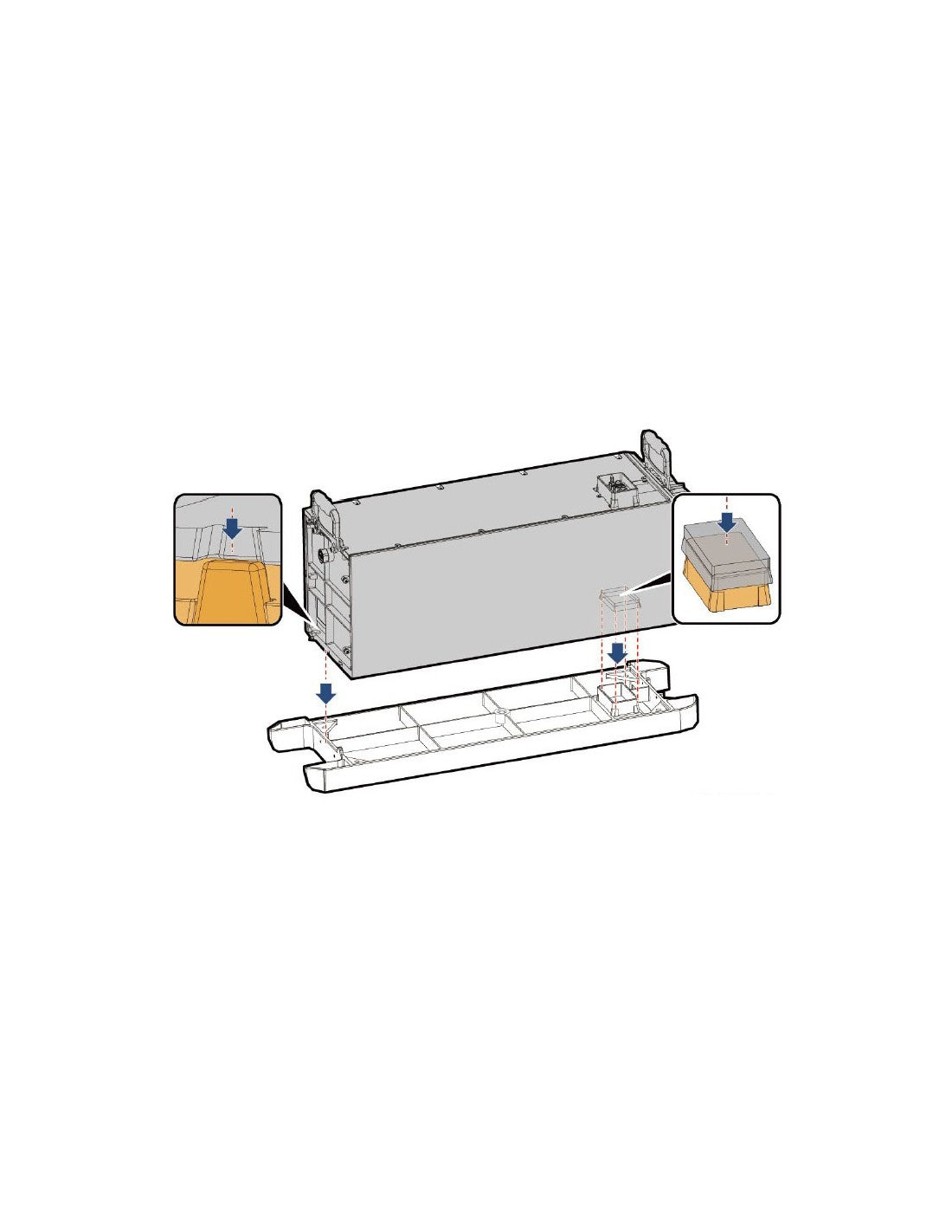 Kit installazione a terra batteria al litio 5kWh e 8kWh Smart Cube Haier