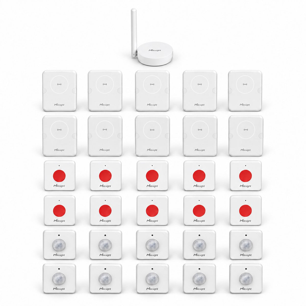 Kit RSA cadute e chiamata 10 stanze Litio Store: i dispositivi Milesight inclusi nel kit