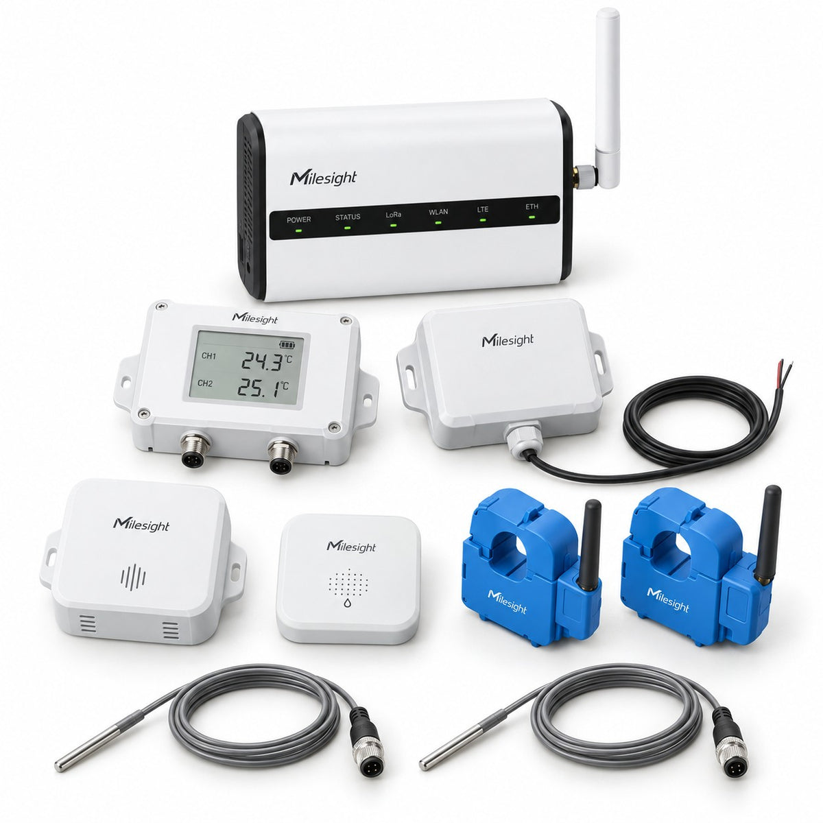Kit sala mungitura e tank del latte Litio Store: i dispositivi Milesight inclusi nel kit
