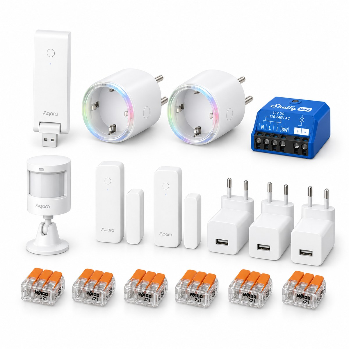 Kit starter Matter multi-marca: i dispositivi inclusi