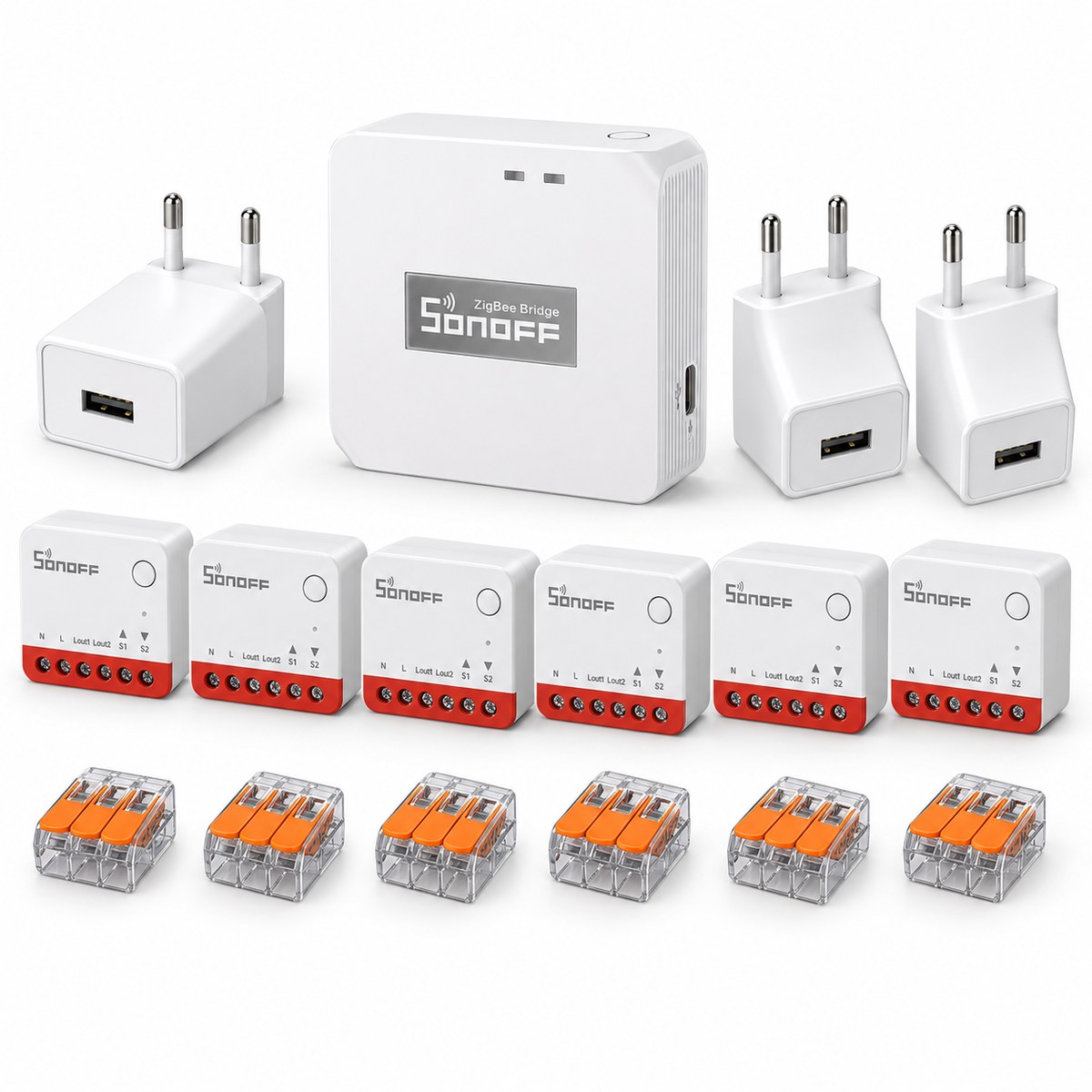 Kit tapparelle Sonoff Zigbee MINI-ZBRBS: i dispositivi inclusi