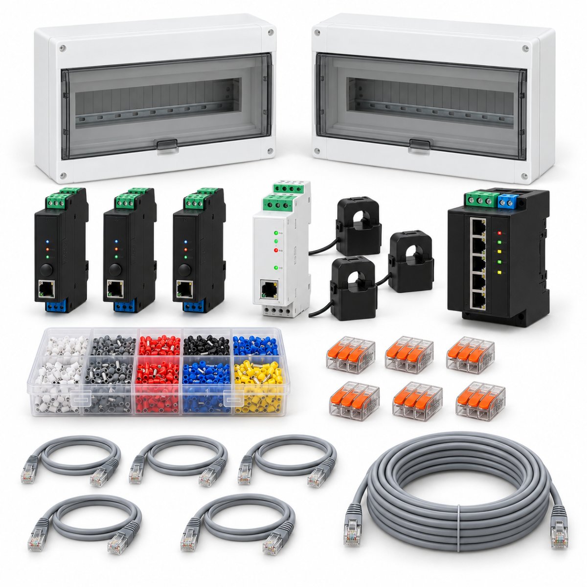 Kit villetta italiana con quadro Shelly Pro – dispositivi