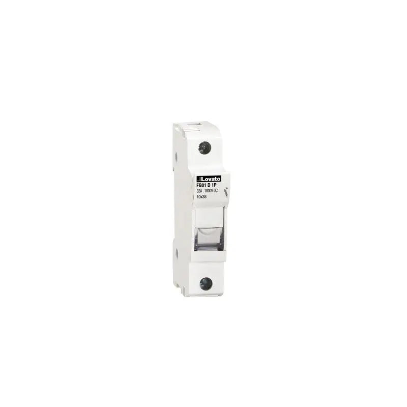 LOVATO Portafusibile 32 A DC 1000 V 10 x 38 mm 1 polo - per fotovoltaico - 1 modulo DIN
