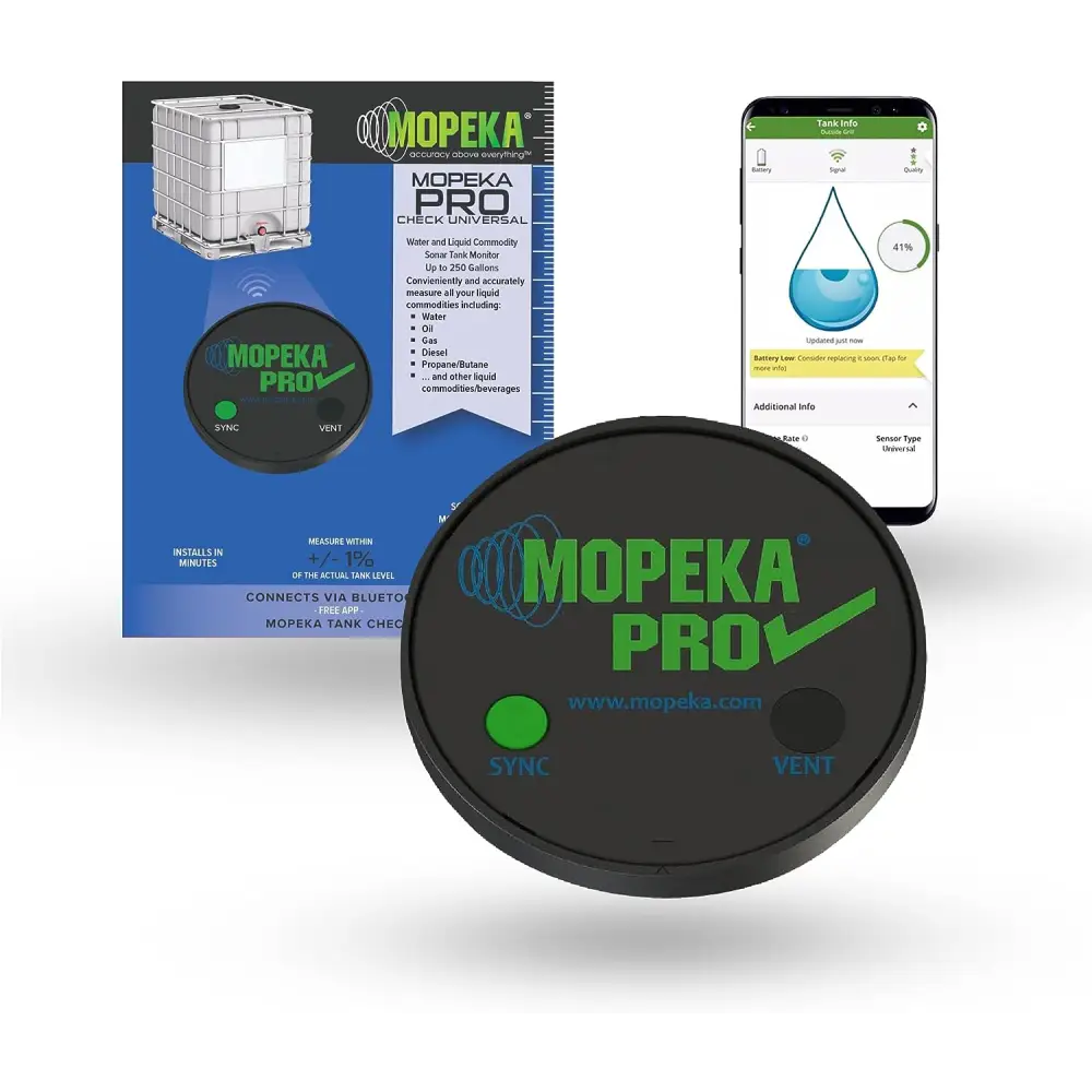 Mopeka Pro Check Universal – Sensore wireless livello serbatoio acqua camper barca casa