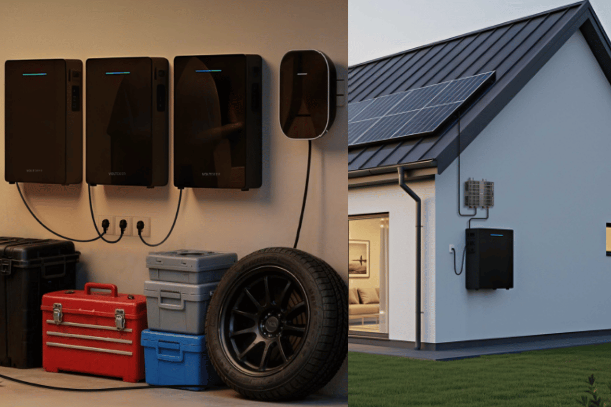 AC-Coupled Batteria accumulo fotovoltaico 5,12 kWh Plug & Play per impianto fotovoltaico esistente – Kundu SR5000 Pro