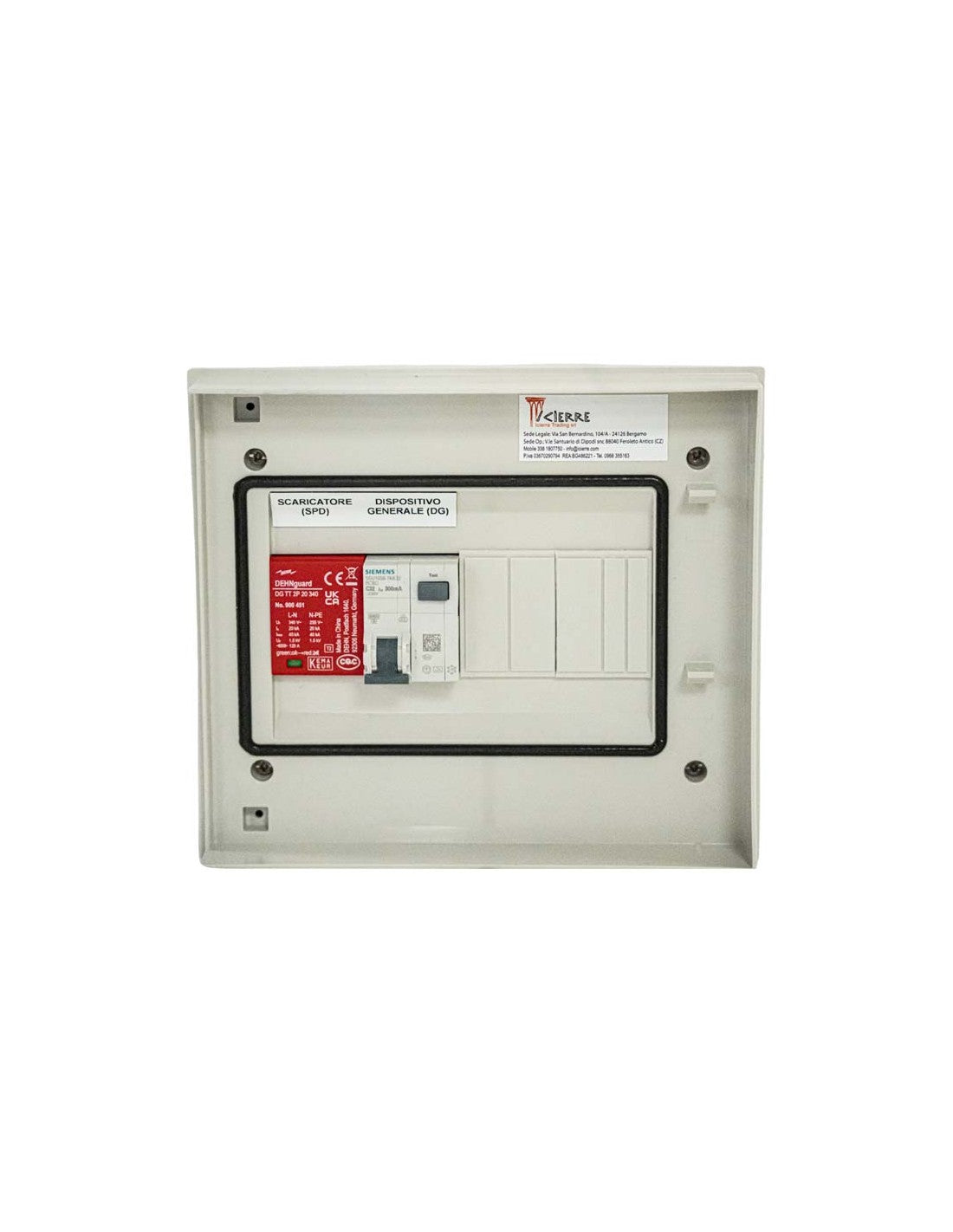 Quadro CA Icierre MM021-L monofase 3/5 kW 25 A 230 V