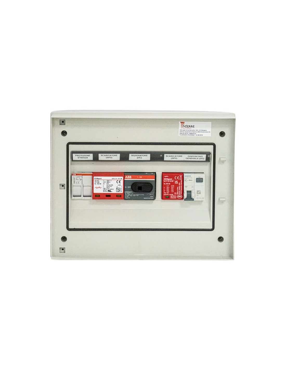 Quadro Total Box CA/CC Icierre MM017-L trifase 2 stringhe indipendenti 2IN-2OUT 1000 V 32 A