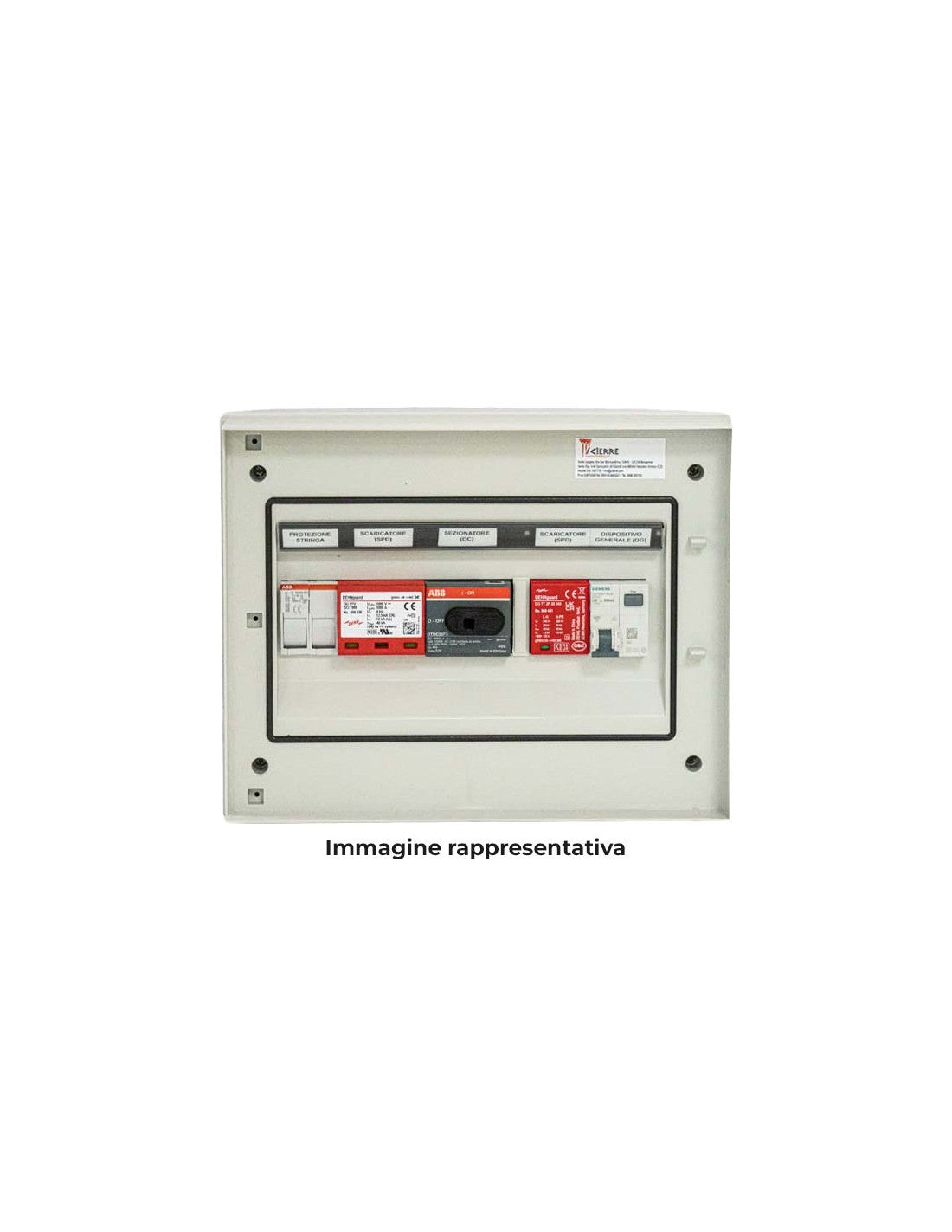 Quadro Total Box CA/CC Icierre MM018-L trifase 4 stringhe in parallelo 4IN-2OUT 1000 V 25 A
