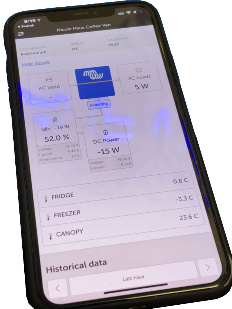 Safiery Ruuvi wireless Sensors 3 in 1: Black IP67 Temperature, Humidity, Movement