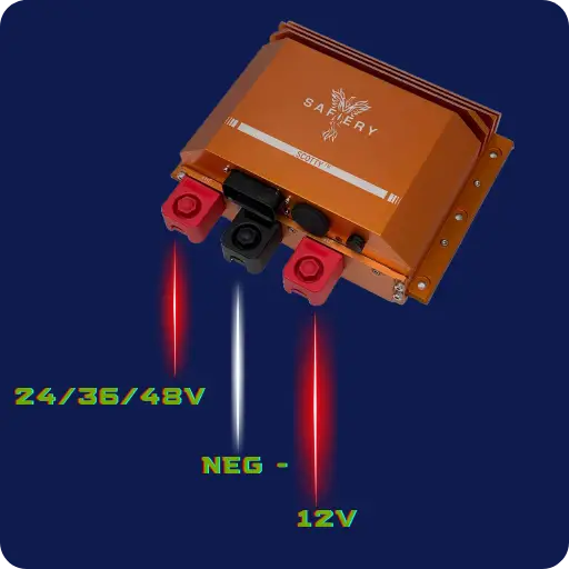 Safiery SCOTTY AI 1500W/3000W 12-48V CANbus DC-DC Bidirezionale 11620