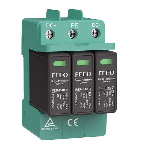 Scaricatore di sovratensione 1000V DC per fotovoltaico tipo 2