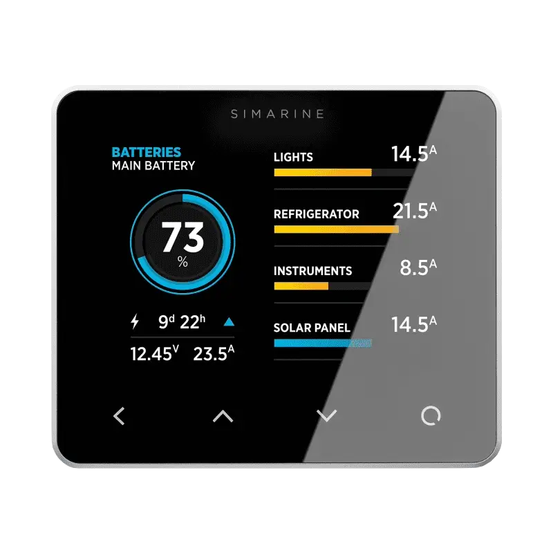 Simarine PICO Battery Monitor Bluetooth Touchscreen WiFi