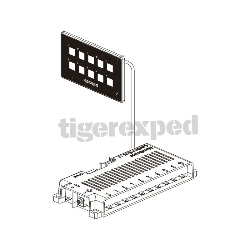 TigerExped pannello di controllo Bluetooth 10 tasti switch panel IP67