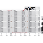 Modulo PCS Deye SUN-125K-PCSL01HP3 da 125 kW trifase per accumulo commerciale e industriale