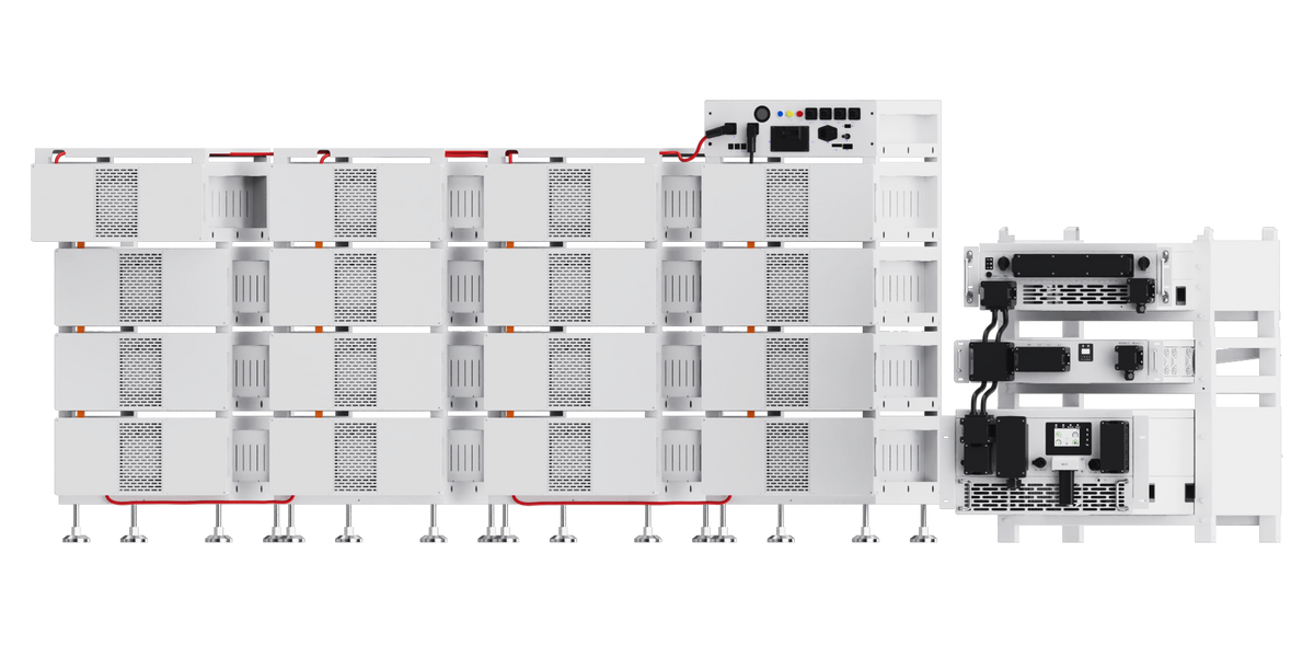 Modulo PCS Deye SUN-125K-PCSL01HP3 da 125 kW trifase per accumulo commerciale e industriale