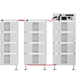 Soluzione di accumulo C&I Deye con modulo PCS SUN-125K-PCSL01HP3 e rack batterie BOS-B