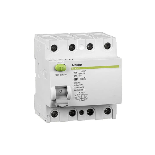 Differenziale Puro Selettivo Noark 108411 Ex9L-N 4P 63 A 300 mA Tipo A S