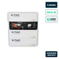 Kit Accumulo Rack LV 5,12kWh 51,2V 100Ah Bianco V-TAC