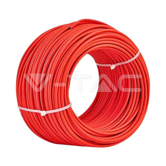 Cavo Solare 10 mm² Unipolare Rosso — Bobina da 100 m