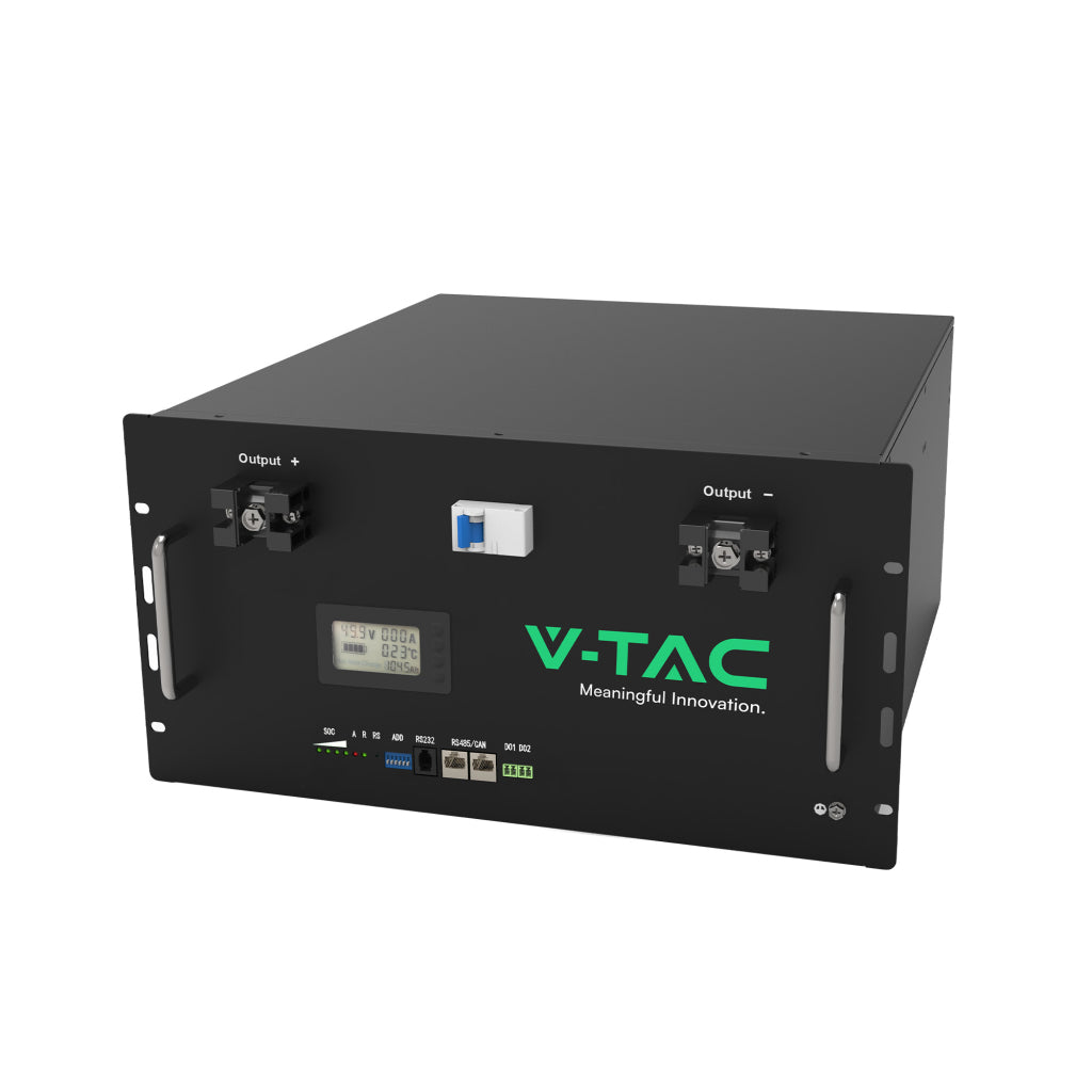 Batteria accumulo 9,6kWh vista laterale