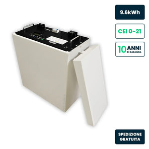 Kit Accumulo LV 9,6kWh 48V con Armadio Rack LITE V-TAC
