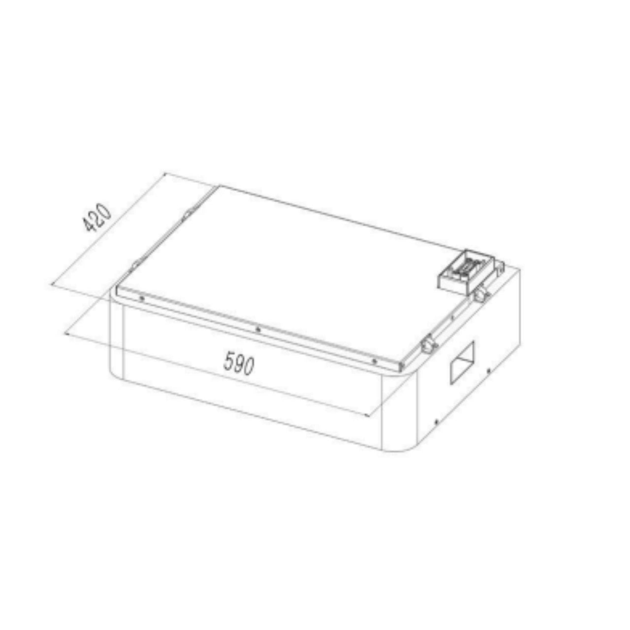 Dimensioni modulo accumulo HV 5,12kWh