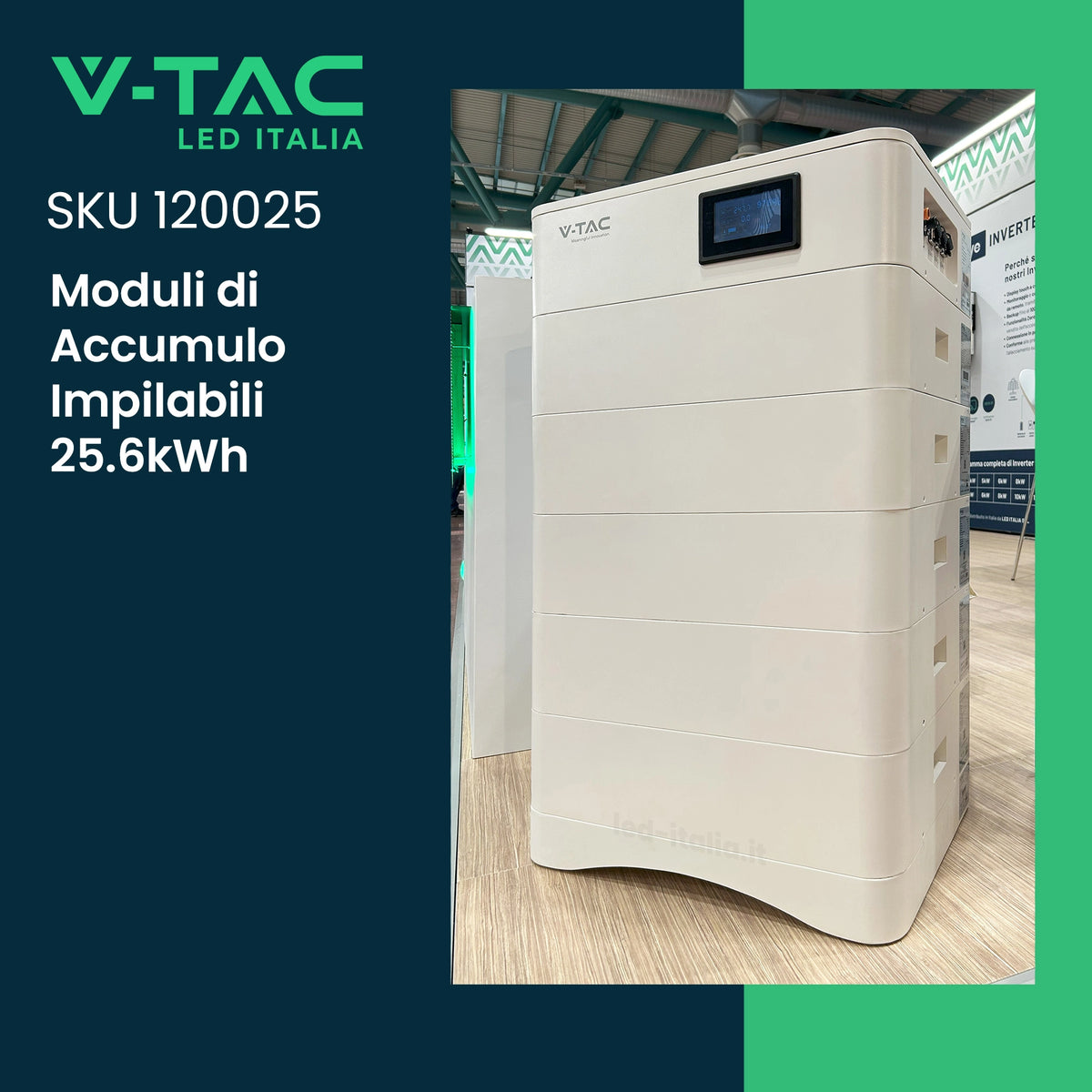 Kit accumulo HV 25,6kWh dettaglio