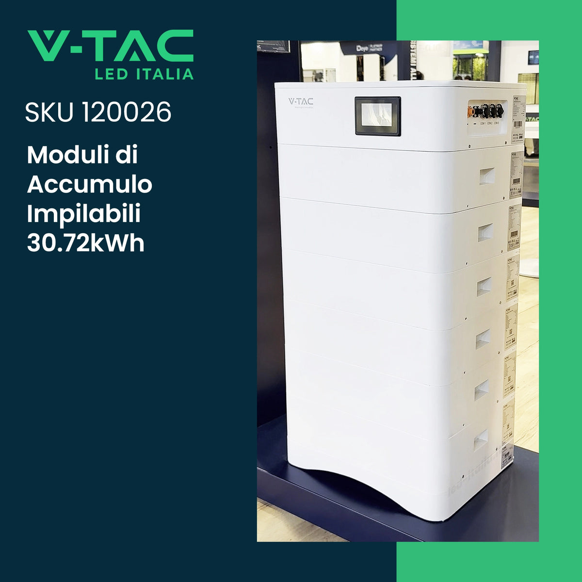 Kit accumulo HV 30,72kWh dettaglio