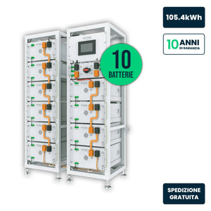 Kit Accumulo Rack HV 105,4kWh 512V V-TAC