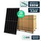 Bancale 36 moduli 590 W N-Type TOPCon bifacciali Silver Frame