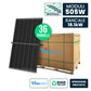 Bancale 36 moduli Trina Vertex S+ 505 W i-TOPCon bifacciali Full Black