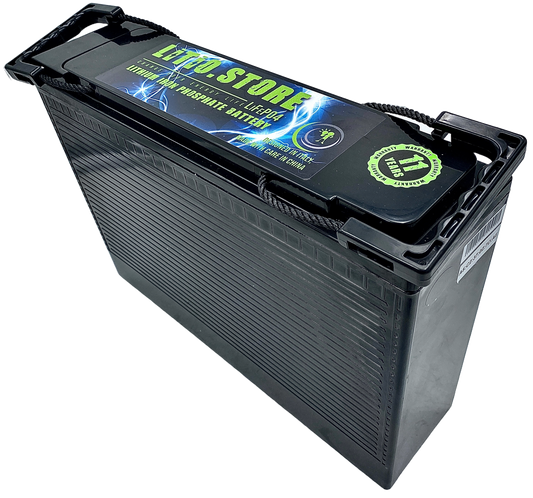 Batteria LiFePO4 12V 100Ah Litio Store LFP 150A BMS 1280Wh Ultraslim